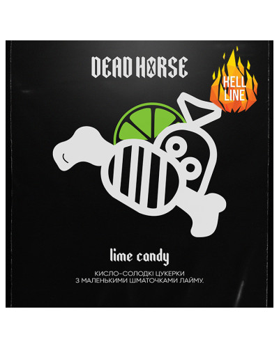 Тютюн Dead Horse Hell Lime candy (Лаймові льодяники) 100 г