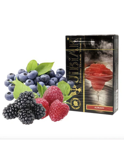 Тютюн Jibiar Azbary (Ожина, Малина, Чорниця) 50 г