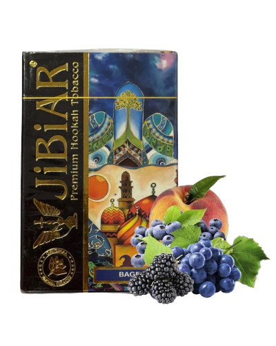 Тютюн Jibiar Bagdadi (Чорниця, Ожина, Чорний виноград, Персик) 50 г