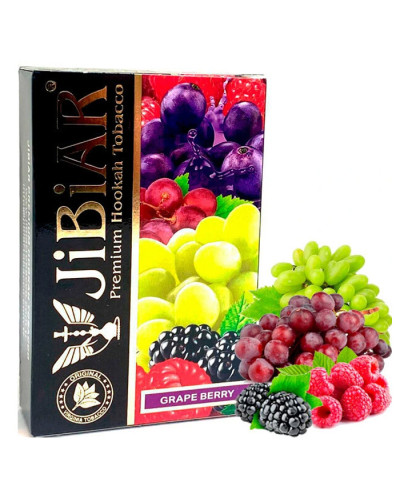 Тютюн Jibiar Grape berry (Виноград, Ожина, Малина, Чорний виноград) 50 г