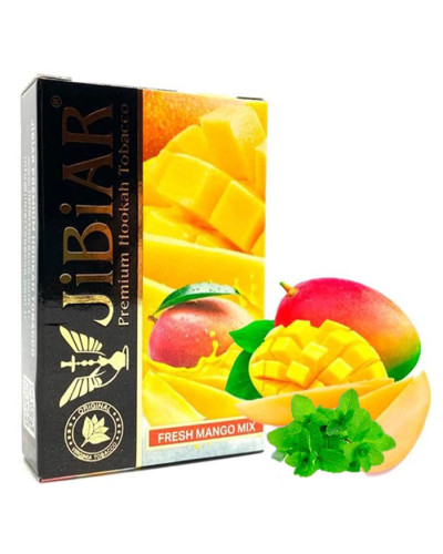 Тютюн Jibiar Fresh Mango Mix (Манго, М\'ята) 50 г