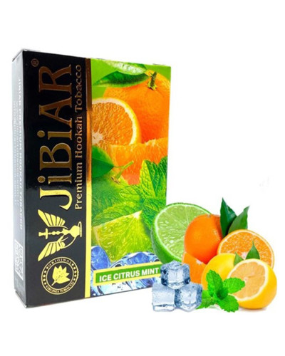 Тютюн Jibiar Ice Citrus Mint (Апельсин, Лід, Лайм, Лимон) 50 г