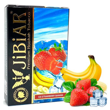 Тютюн Jibiar Ice Strawberry Banana (Лід, Полуниця, Банан) 50 г - фото 28