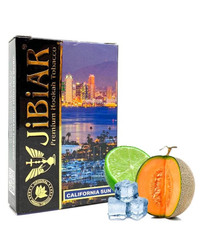 Тютюн Jibiar California sun (Диня, Лід, Лайм) 50 г