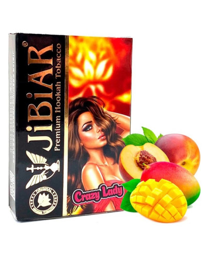 Тютюн Jibiar Crazy Lady (Манго, Персик) 50 г