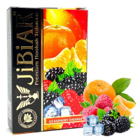 Тютюн Jibiar Ice Raspberry Tangerine (Малина, Лід, Мандарин, Ожина) 50 г
