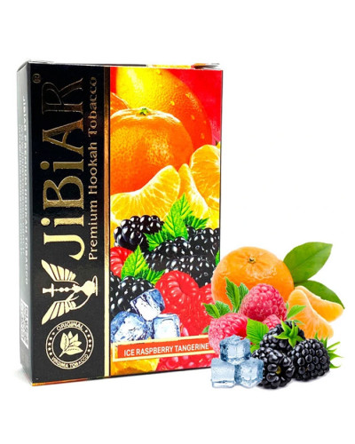 Тютюн Jibiar Ice Raspberry Tangerine (Малина, Лід, Мандарин, Ожина) 50 г