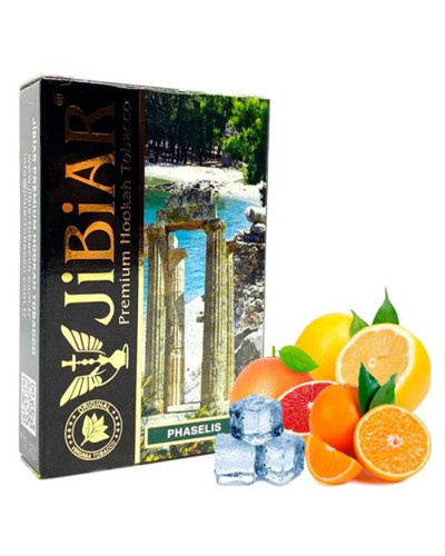 Тютюн Jibiar Phaselis (Апельсин, Грейпфрут, Лід, Лимон) 50 г