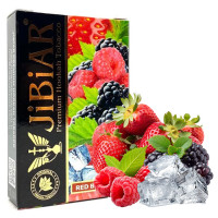 Тютюн Jibiar Red berry mix (Малина, Ожина, Полуниця, Лід) 50 г