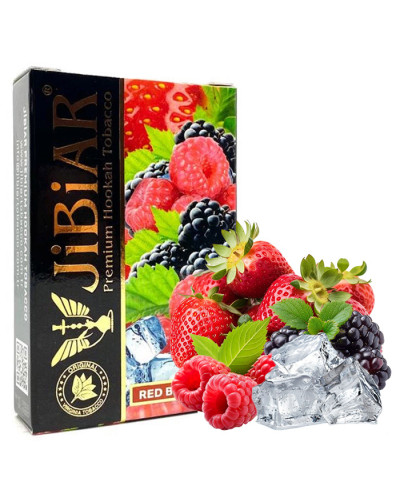 Тютюн Jibiar Red berry mix (Малина, Ожина, Полуниця, Лід) 50 г