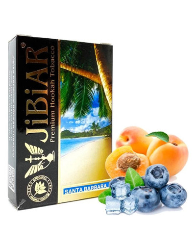 Тютюн Jibiar Santa Barbara (Абрикос, Лід, Чорниця) 50 г
