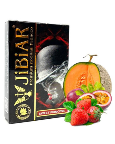 Тютюн Jibiar Sweet princess (Диня, Полуниця, Маракуя) 50 г