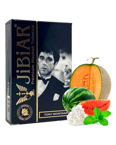 Тютюн Jibiar Tony Montana (Кавун, Диня, М\'ята, Вершки) 50 г