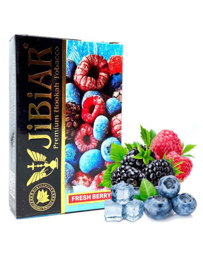 Тютюн Jibiar Fresh berry (Ожина, Лід, Малина) 50 г