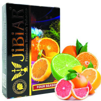 Тютюн Jibiar Four seasons (Апельсин, Грейпфрут, Лайм, Лимон) 50 г