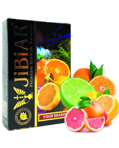Тютюн Jibiar Four seasons (Апельсин, Грейпфрут, Лайм, Лимон) 50 г