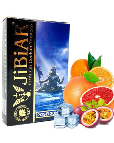 Тютюн Jibiar Poseidon (Апельсин, Грейпфрут, Лід, Маракуя) 50 г