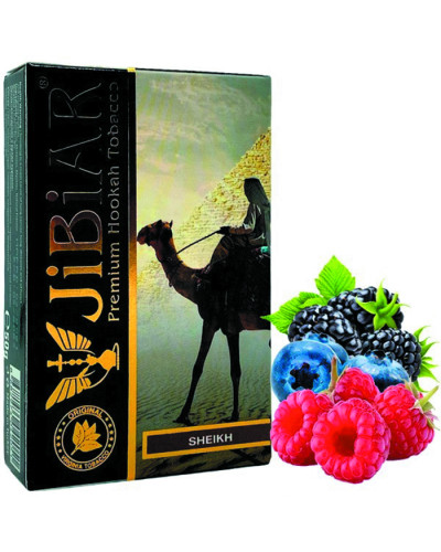 Тютюн Jibiar Sheikh (Ожина, Малина, Чорниця) 50 г