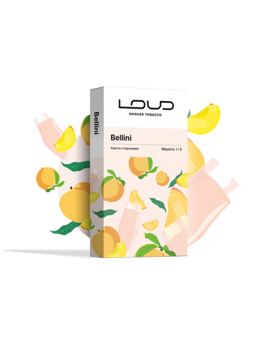 Тютюн Loud Light Line Bellini (Ігристе з персиками) 100 г