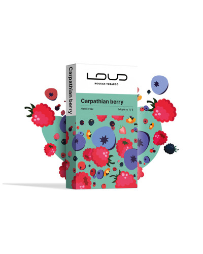 Тютюн Loud Light Line Carpathian Berry (Лісові ягоди) 100 г