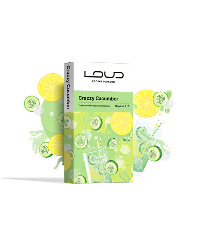 Тютюн Loud Light Line Crazzy cucumber (Огірковий лимонад) 100 г