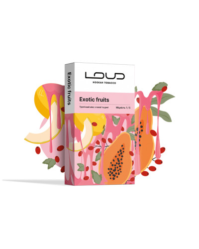 Тютюн Loud Light Line Exotic Fruits (Папая, Диня) 100 г