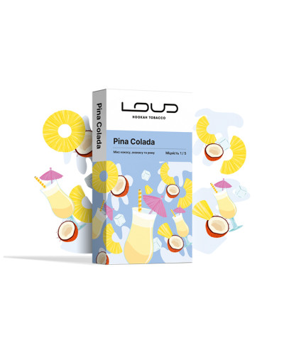 Тютюн Loud Light Line Pina colada (Піна Коллада) 100 г