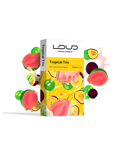 Тютюн Loud Light Line Tropical Trio (Гуава, Ківі, Маракуя) 100 г