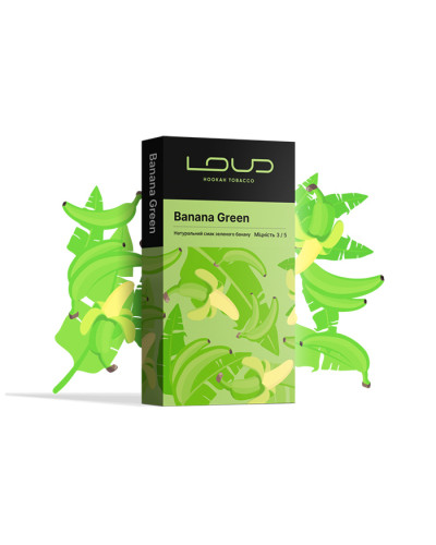 Тютюн Loud Dark Line Banana-Green (Зелений банан) 100 г