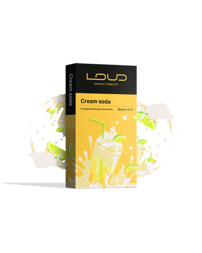 Тютюн Loud Dark Line Cream soda (Солодкий лимонад з кислинкою) 100 г