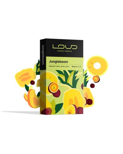 Тютюн Loud Dark Line Jungleboom (Маракуя, ананас, цитрус, манго) 100 г