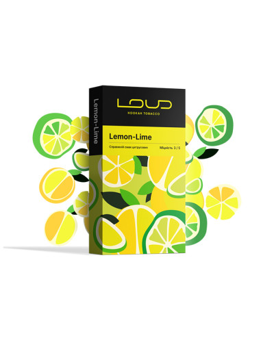 Тютюн Loud Dark Line Lemon-Lime (Лимон, Лайм) 100 г