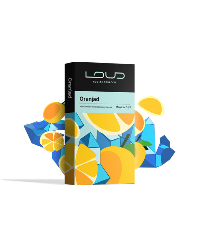 Тютюн Loud Dark Line Oranjad (Лимонад з лемонграсом) 100 г