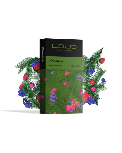 Тютюн Loud Dark Line Pinewine (Хвоя, ягоди) 100 г