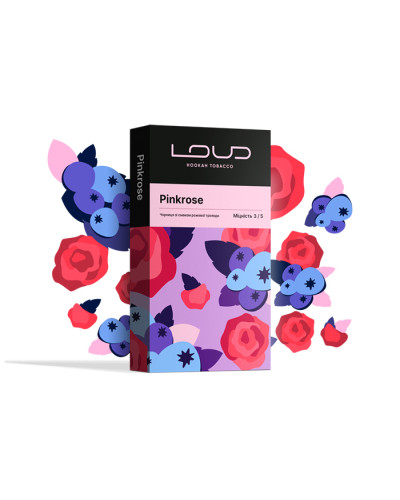 Тютюн Loud Dark Line Pinkrose (Чорниця, троянда) 100 г