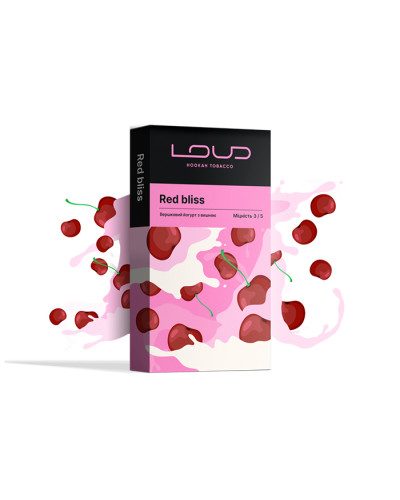 Тютюн Loud Dark Line Red Bliss (Вершковий йогурт з вишнею) 100 г