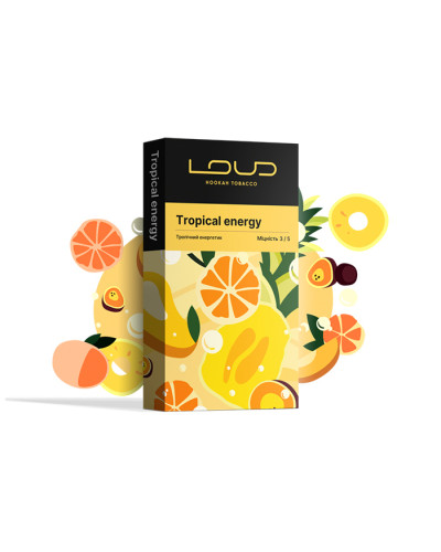 Тютюн Loud Dark Line Tropical Energy (Тропічний енергетик) 100 г