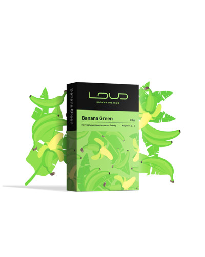 Тютюн Loud Dark Line Banana-Green (Зелений банан) 40 г