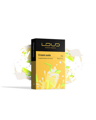 Тютюн Loud Dark Line Cream soda (Солодкий лимонад з кислинкою) 40 г