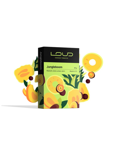 Тютюн Loud Dark Line Jungleboom (Маракуя, ананас, цитрус, манго) 40 г