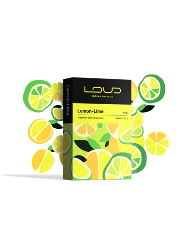 Тютюн Loud Dark Line Lemon-Lime (Лимон, Лайм) 40 г