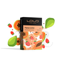 Тютюн Loud Dark Line Papaya sorbet (Папая, Полуниця, Вершки) 40 г