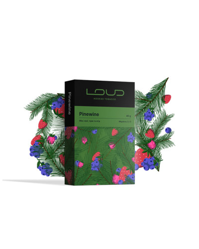 Тютюн Loud Dark Line Pinewine (Хвоя, ягоди) 40 г
