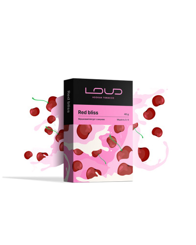 Тютюн Loud Dark Line Red Bliss (Вершковий йогурт з вишнею) 40 г