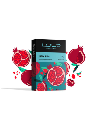 Тютюн Loud Dark Line Ruby Juice (Гранат) 40 г