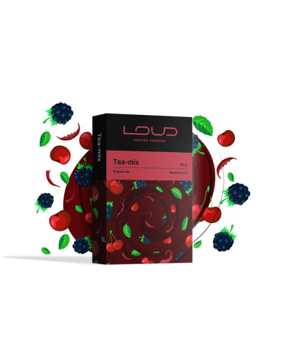 Тютюн Loud Dark Line Tea mix (Ягідний чай) 40 г