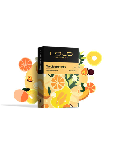 Тютюн Loud Dark Line Tropical Energy (Тропічний енергетик) 40 г