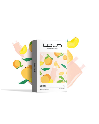 Тютюн Loud Light Line Bellini (Ігристе з персиками) 50 г