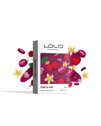 Тютюн Loud Light Line Cherry Cola (Кола, Вишня, Ваніль) 50 г