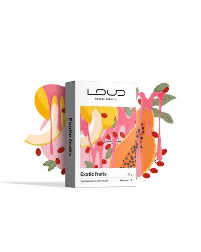 Тютюн Loud Light Line Exotic Fruits (Папая, Диня) 50 г